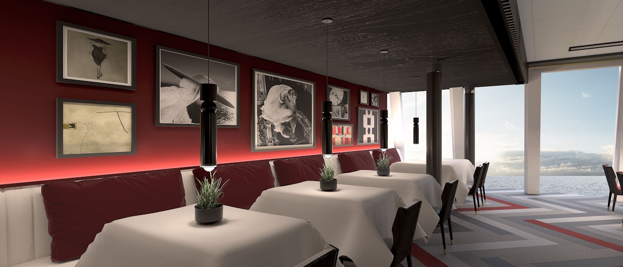 Luminea på The Retreat, en privat restaurang för svitgäster