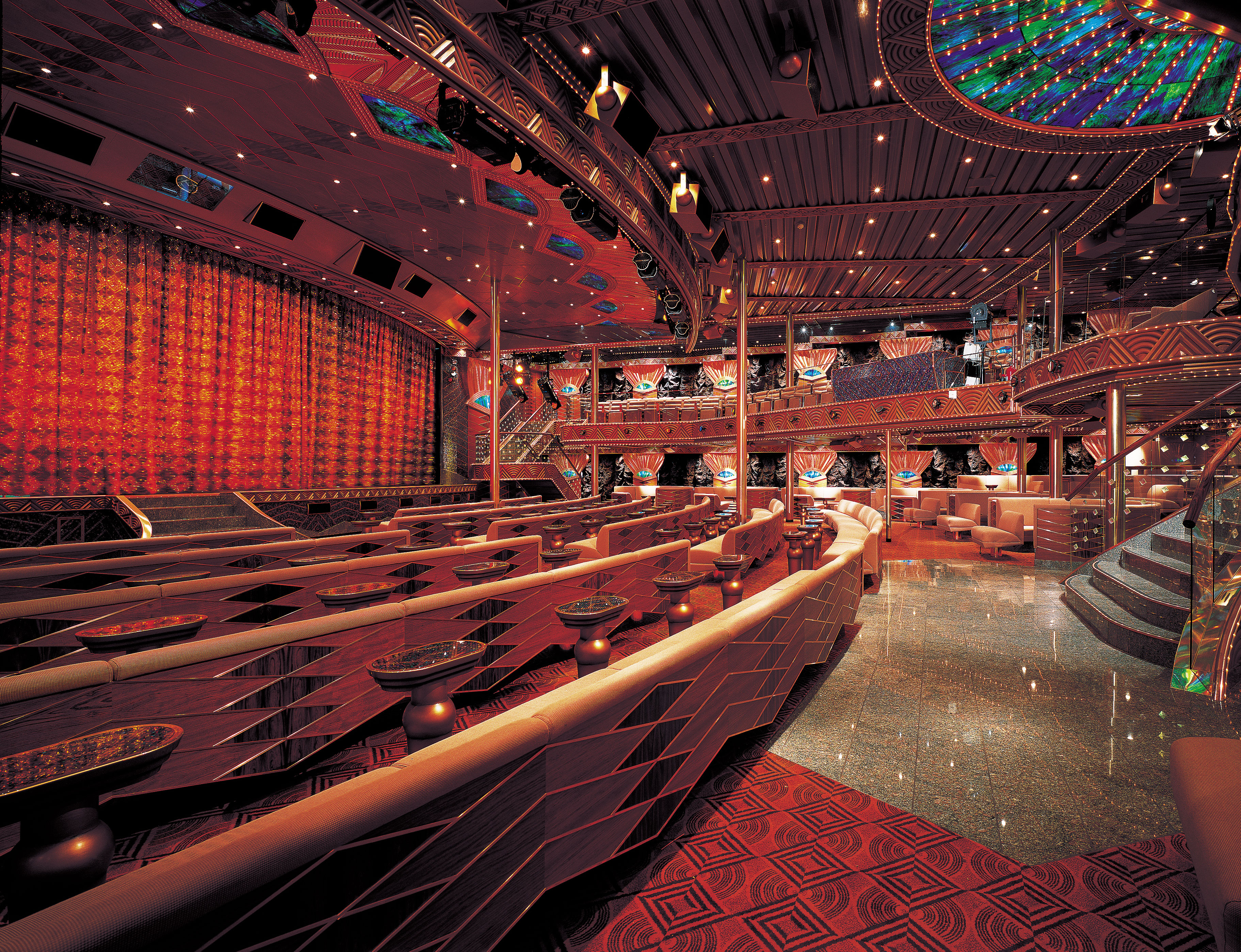 Teatern i väntan på en Las Vegas-inspirerad show