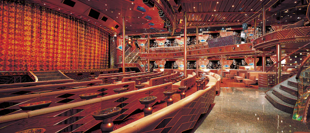 Teatern i väntan på en Las Vegas-inspirerad show