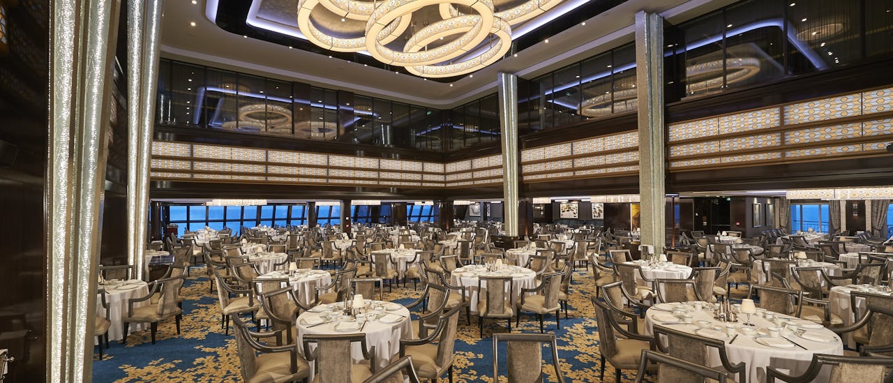 Manhattan Room – en av tre huvudmatsalar som ingår