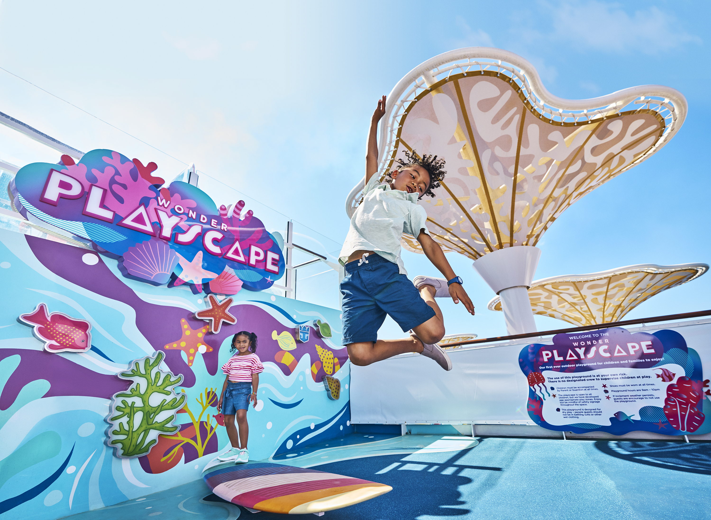 Roa dig med havsutsikt på Wonder Playscape