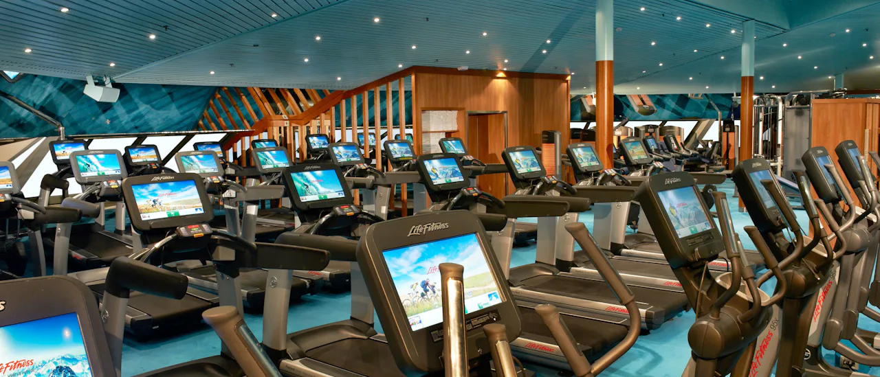 Träna med havsutsikt