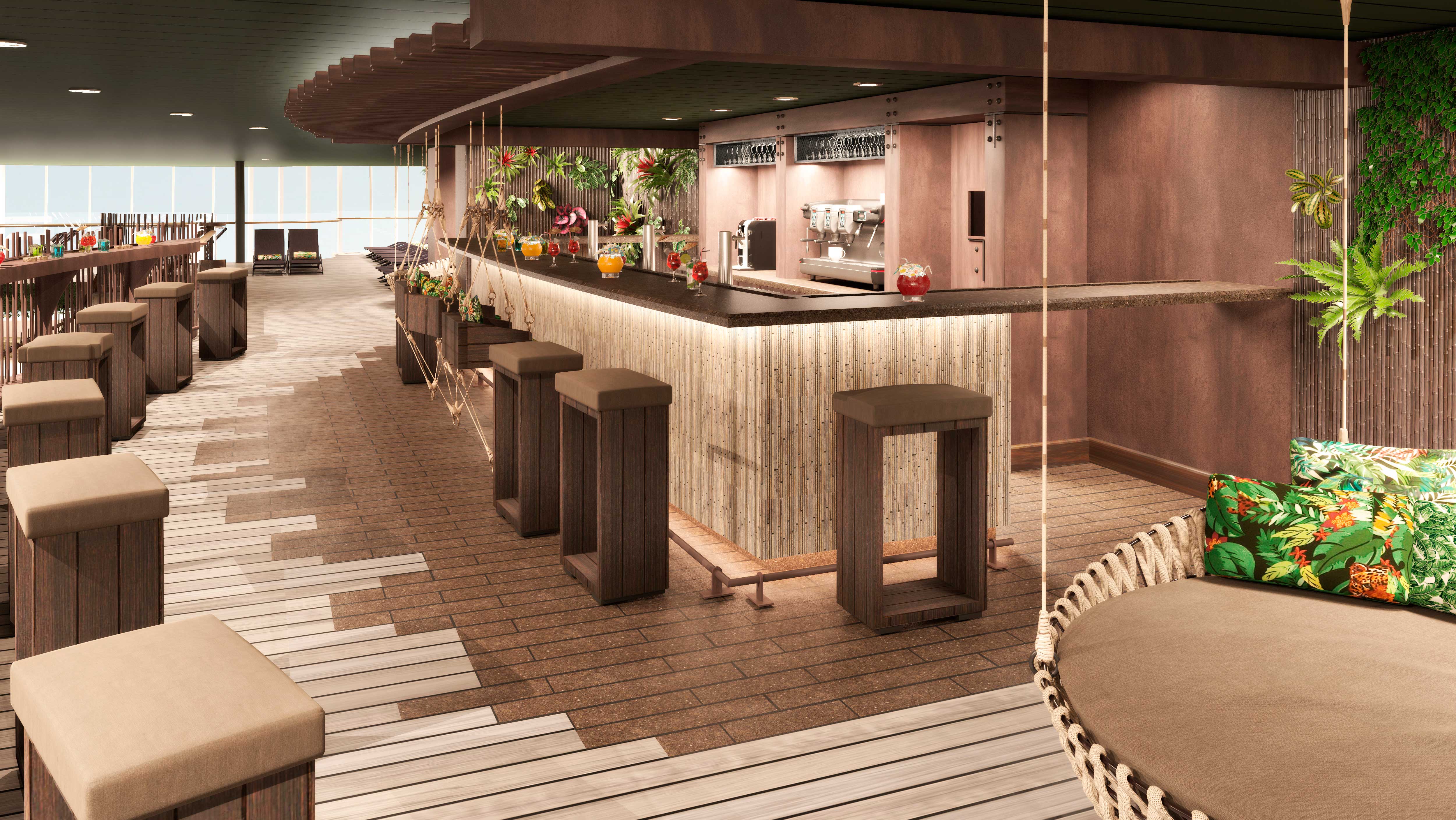 Njut av en drink i Botanic Garden