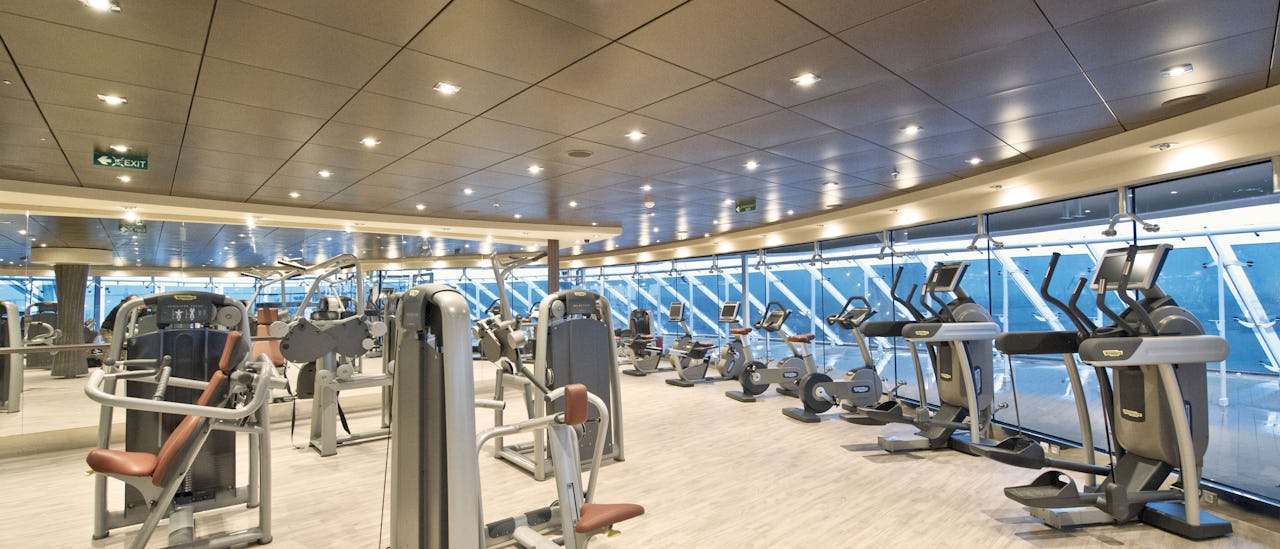 Träna med havsutsikt