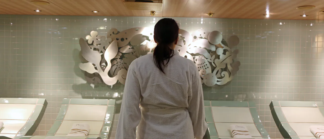 Termiska bäddar på Oasis Spa