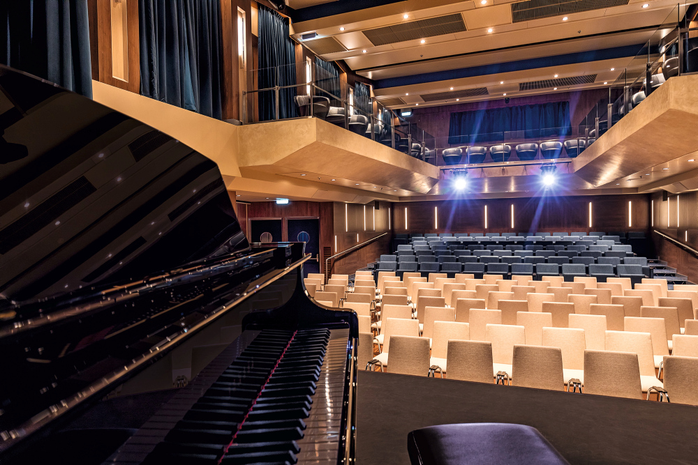 Schaubühne är en modernt teater med plats för magi, drama och livekonserter