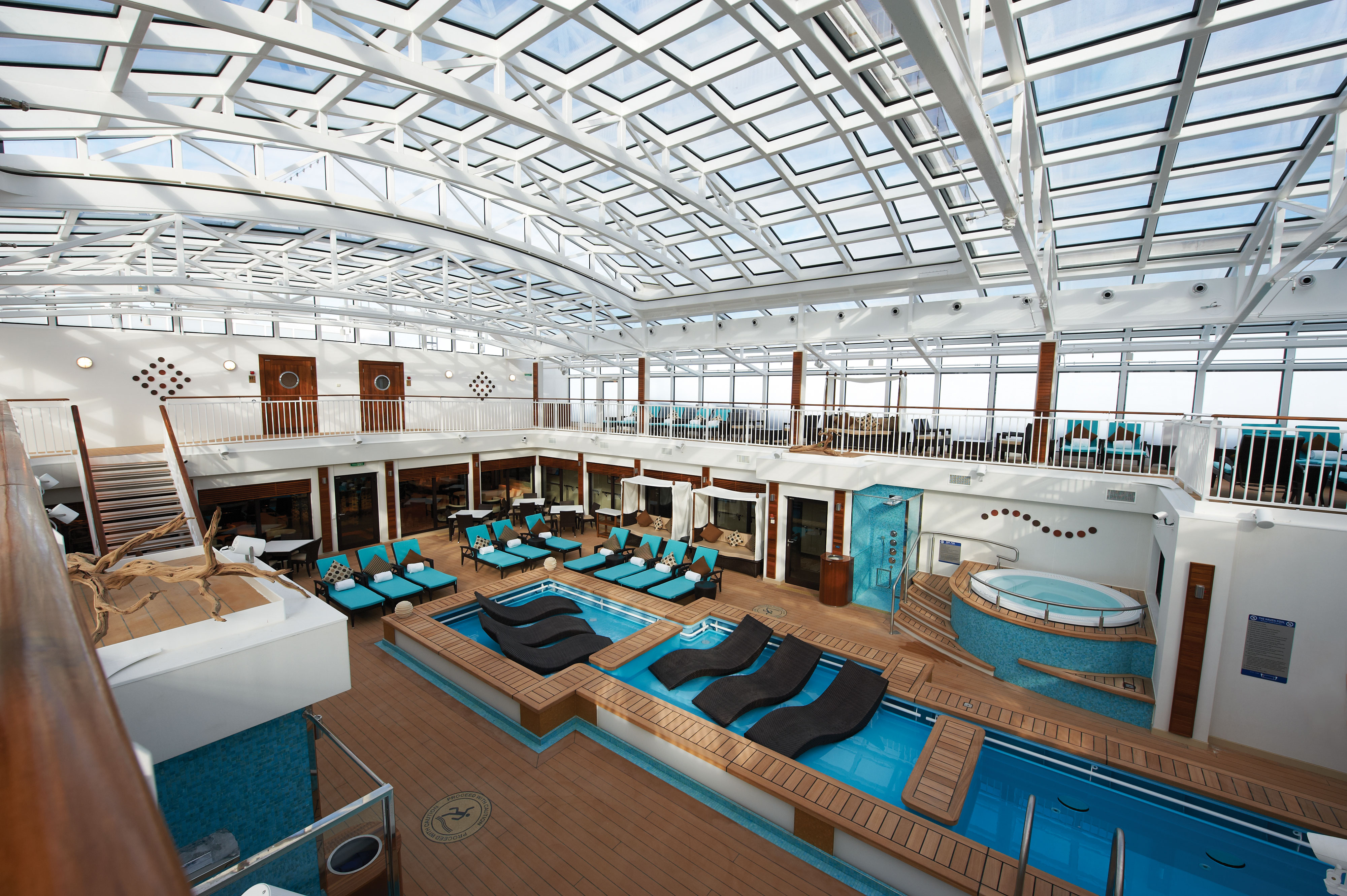 The Haven - en privat area för svitgäster