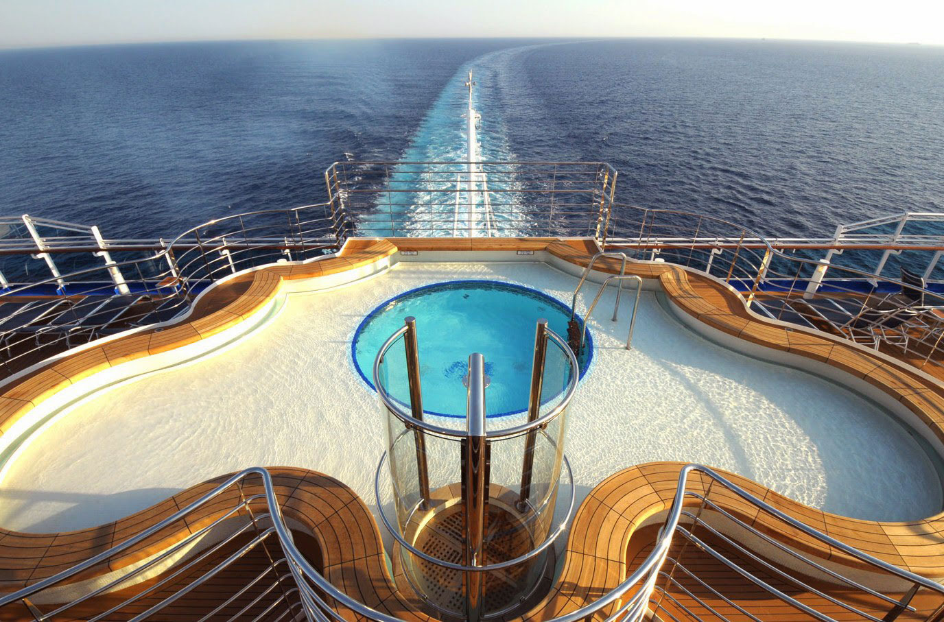 En bubbelpool med utsikt