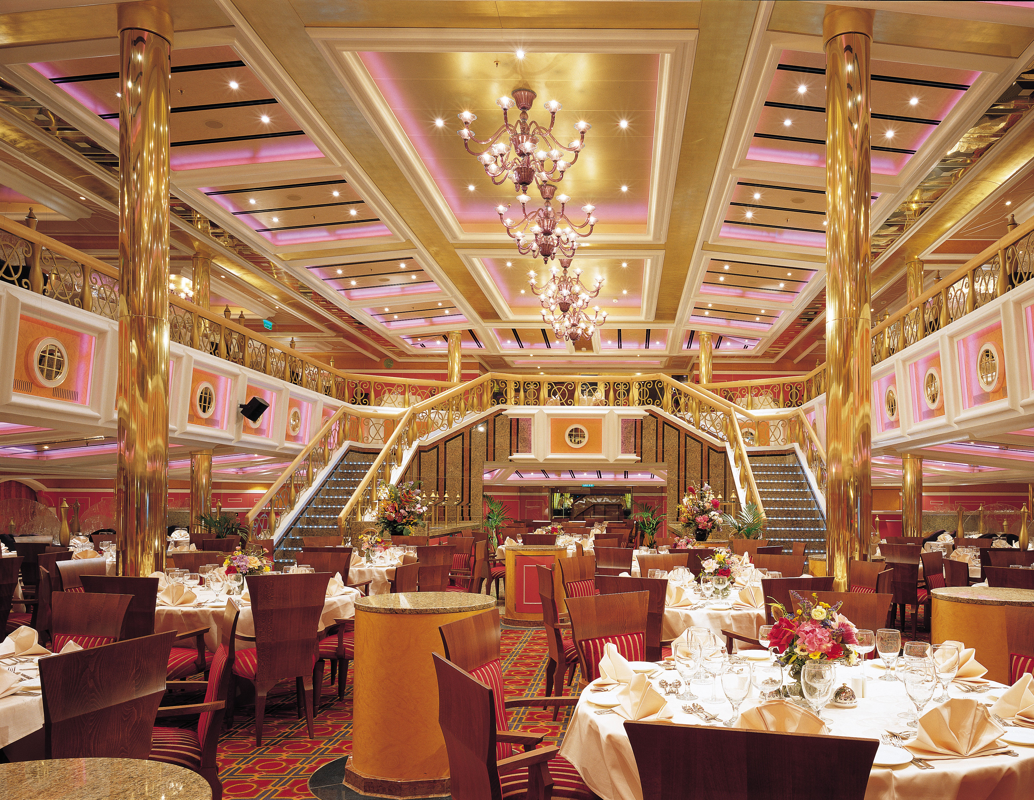 Á la carte-matsalen ingår kryssningsbiljetten