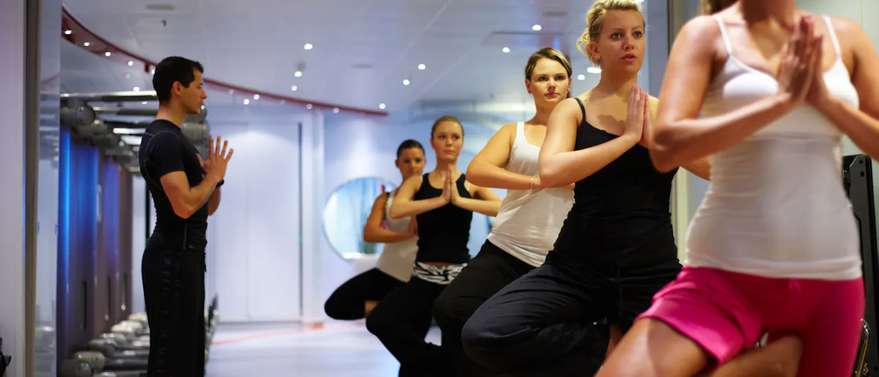 Joga-pass i gymmet