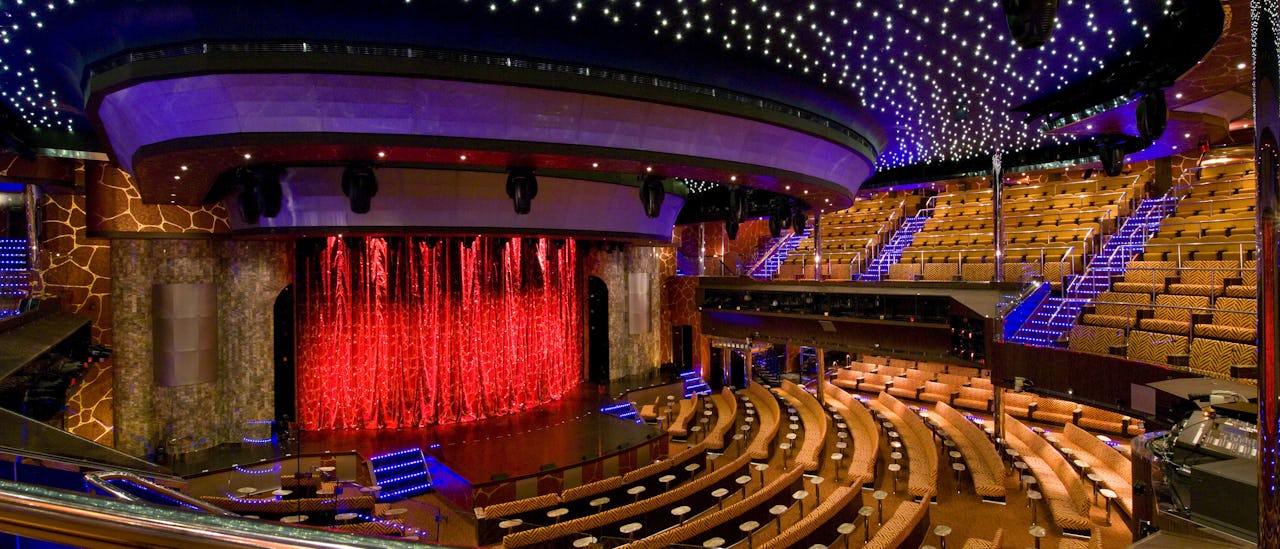 Teatern i väntan på en Las Vegas-inspirerad show