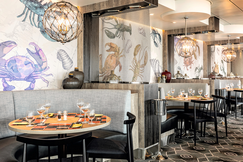 På Fischmarkt kan du äta Sushi och andra exklusiva rätter