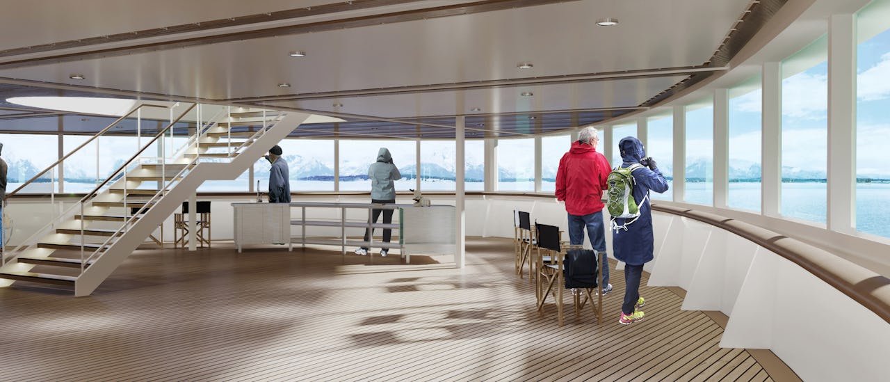 Spana efter djurliv, kustlandskap – eller isberg