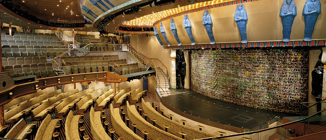 Teatern i väntan på en Las Vegas-inspirerad show