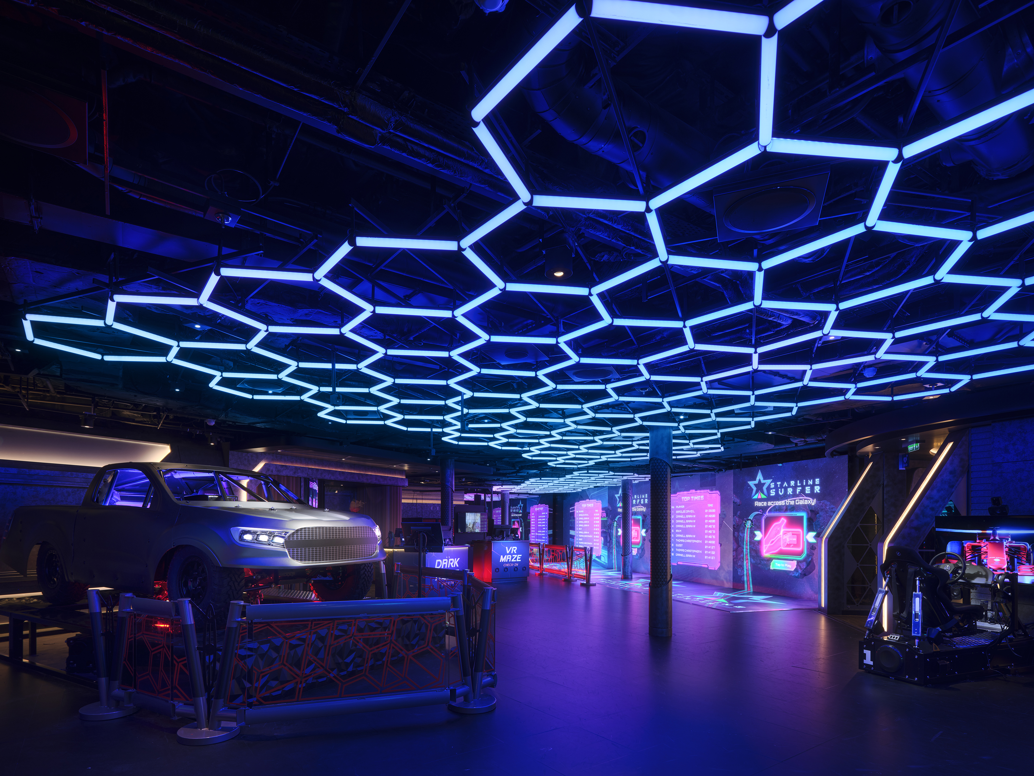 Virtuell värld i Galaxy Pavilion