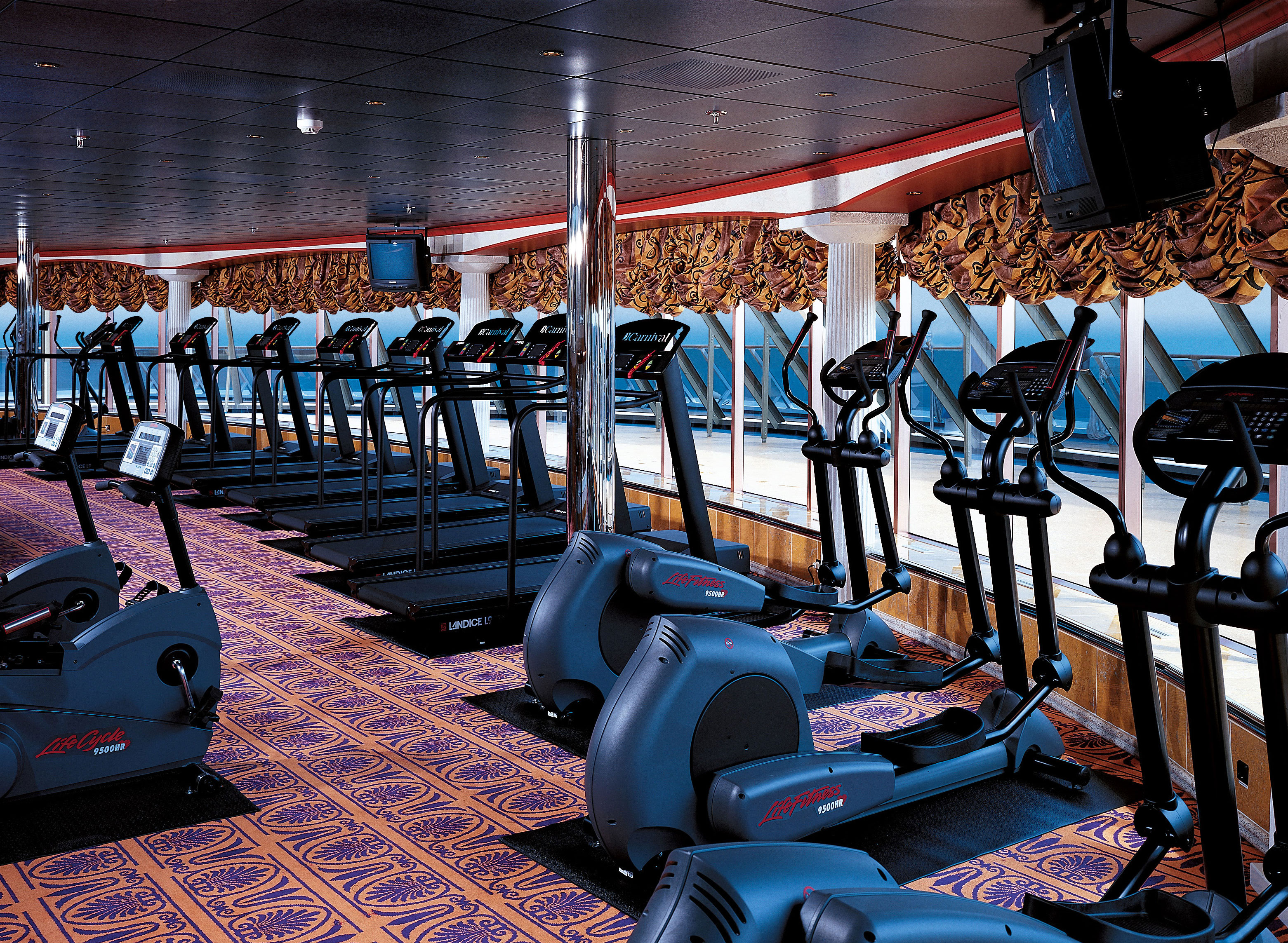 Träna med havsutsikt