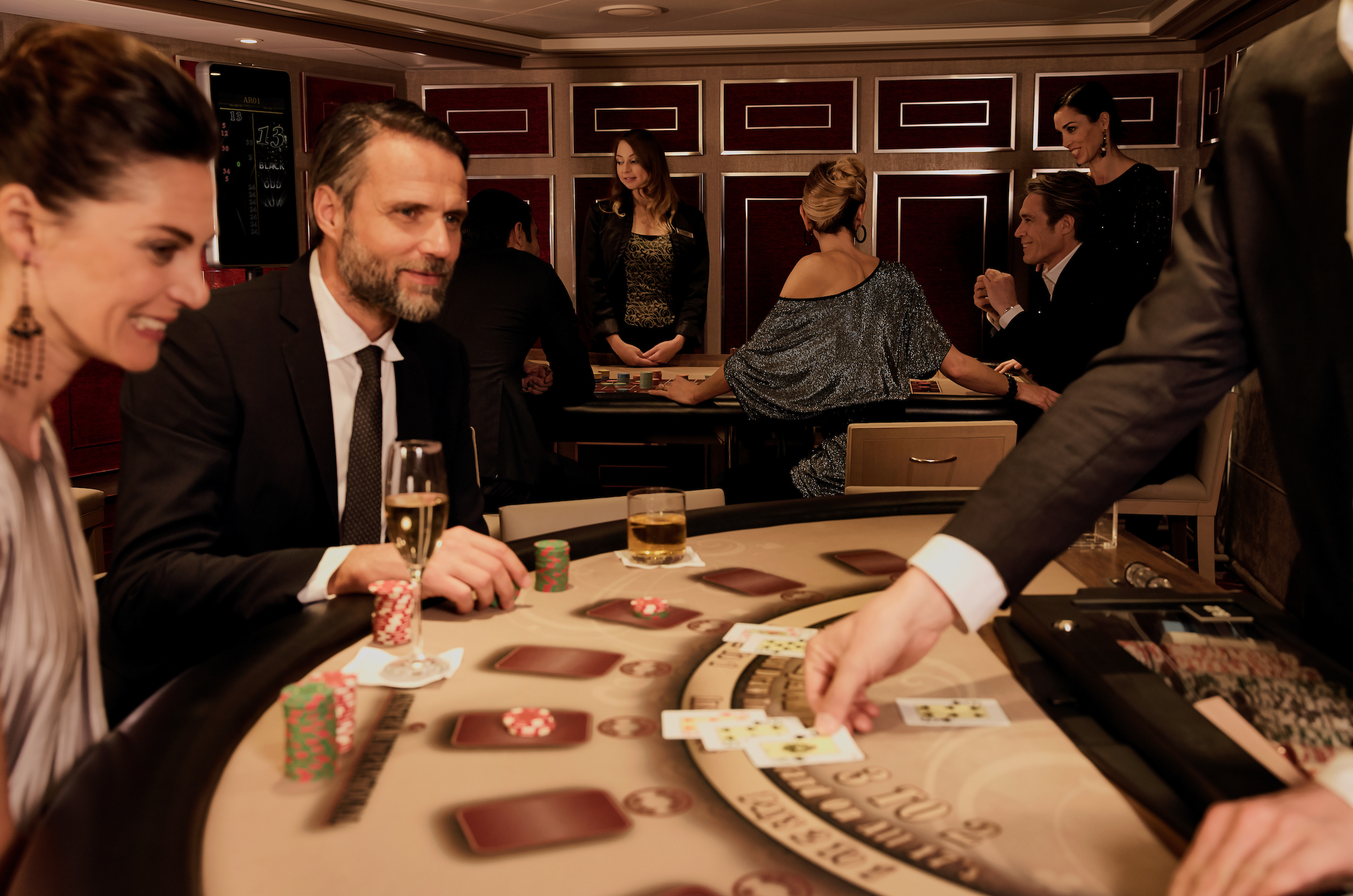 Silversea Casino för gäster som är 18 år eller äldre