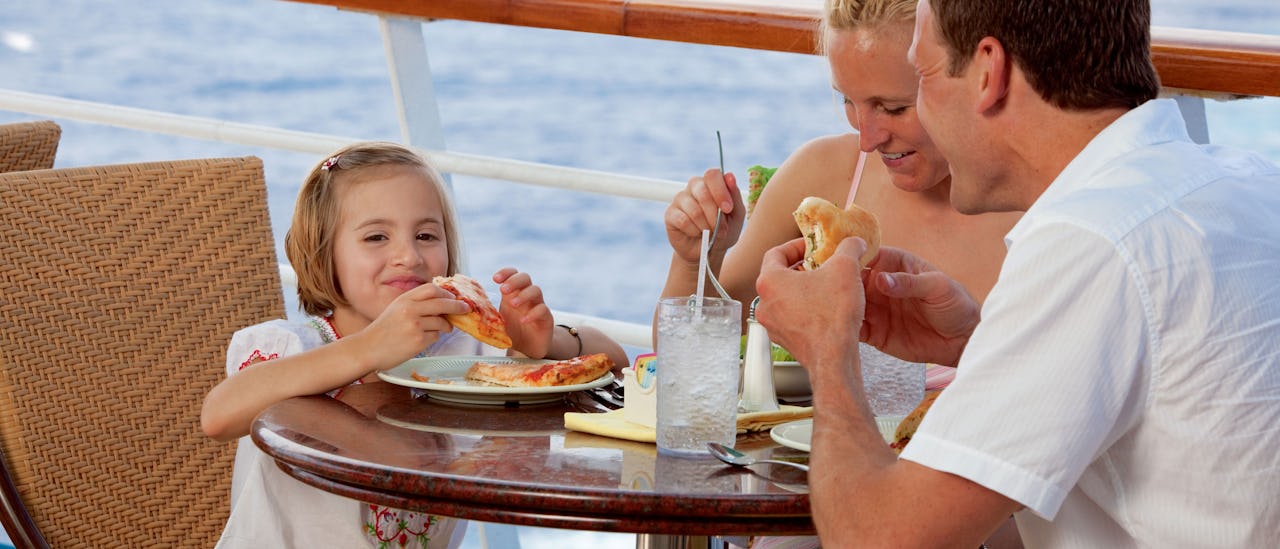 Lunch med lätt havsbris