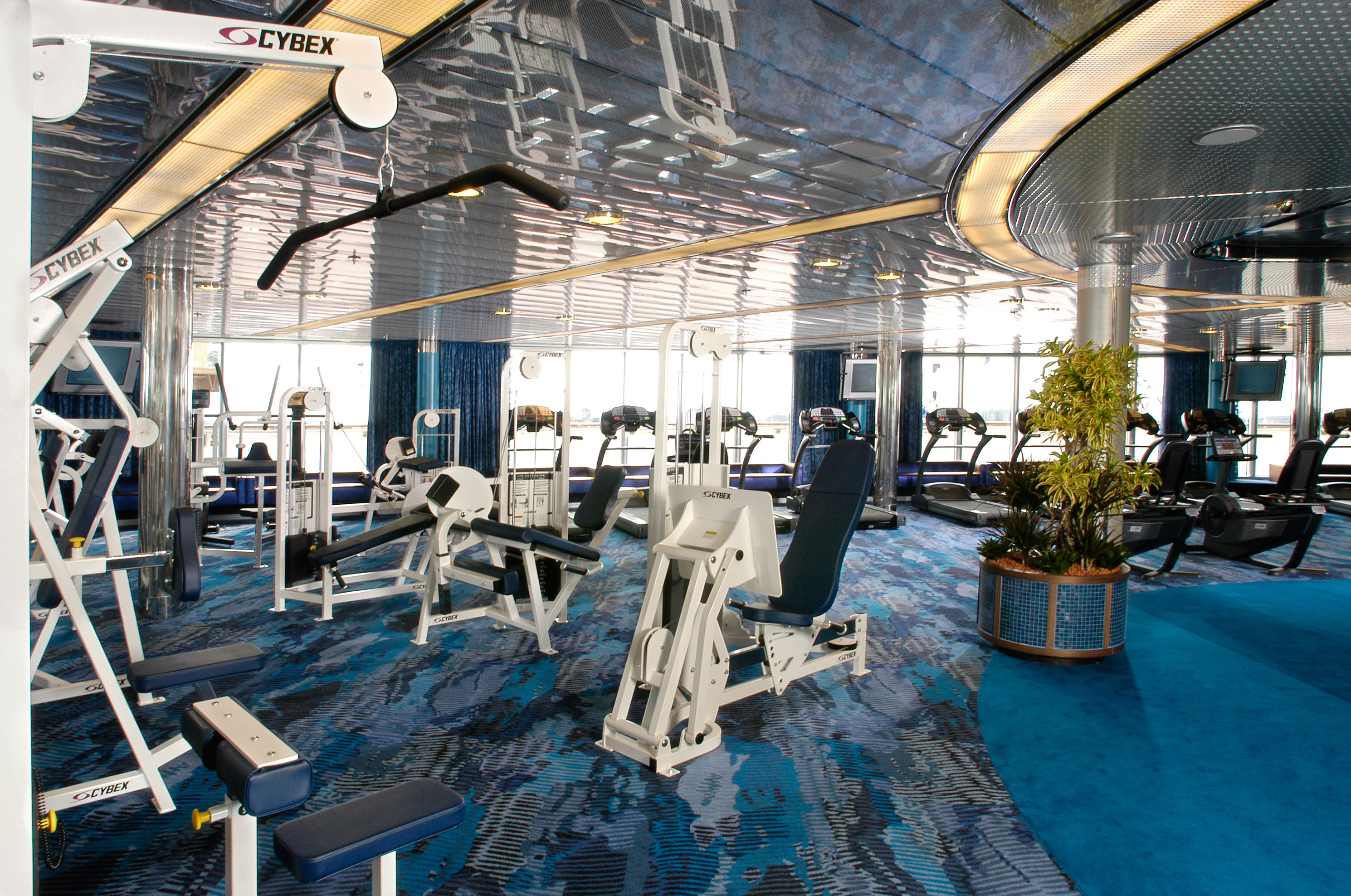 Träna med havsutsikt