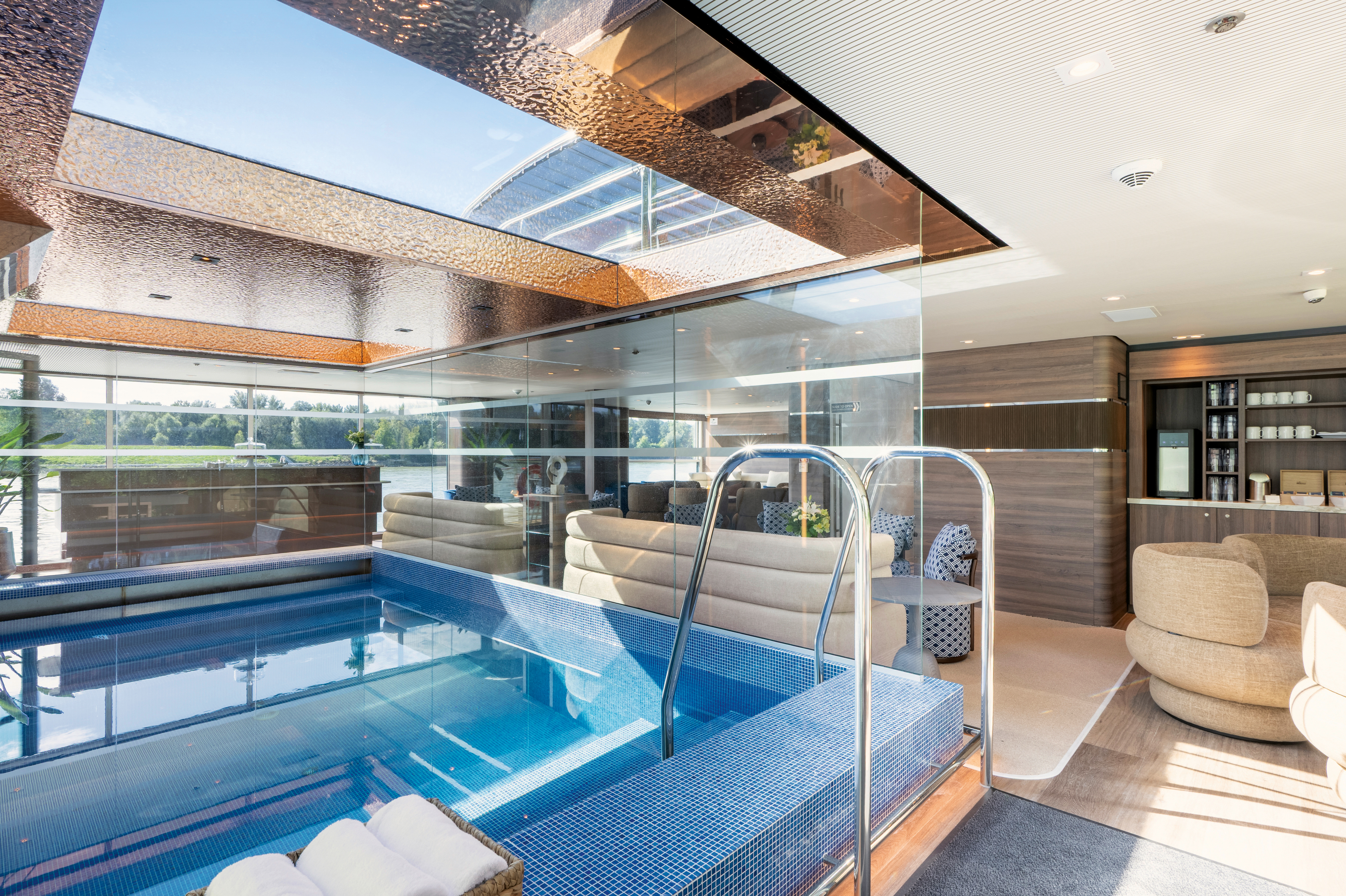 The indoor pool
