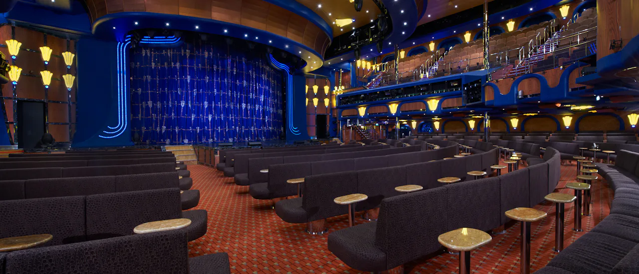 Teatern i väntan på en Las Vegas-inspirerad show