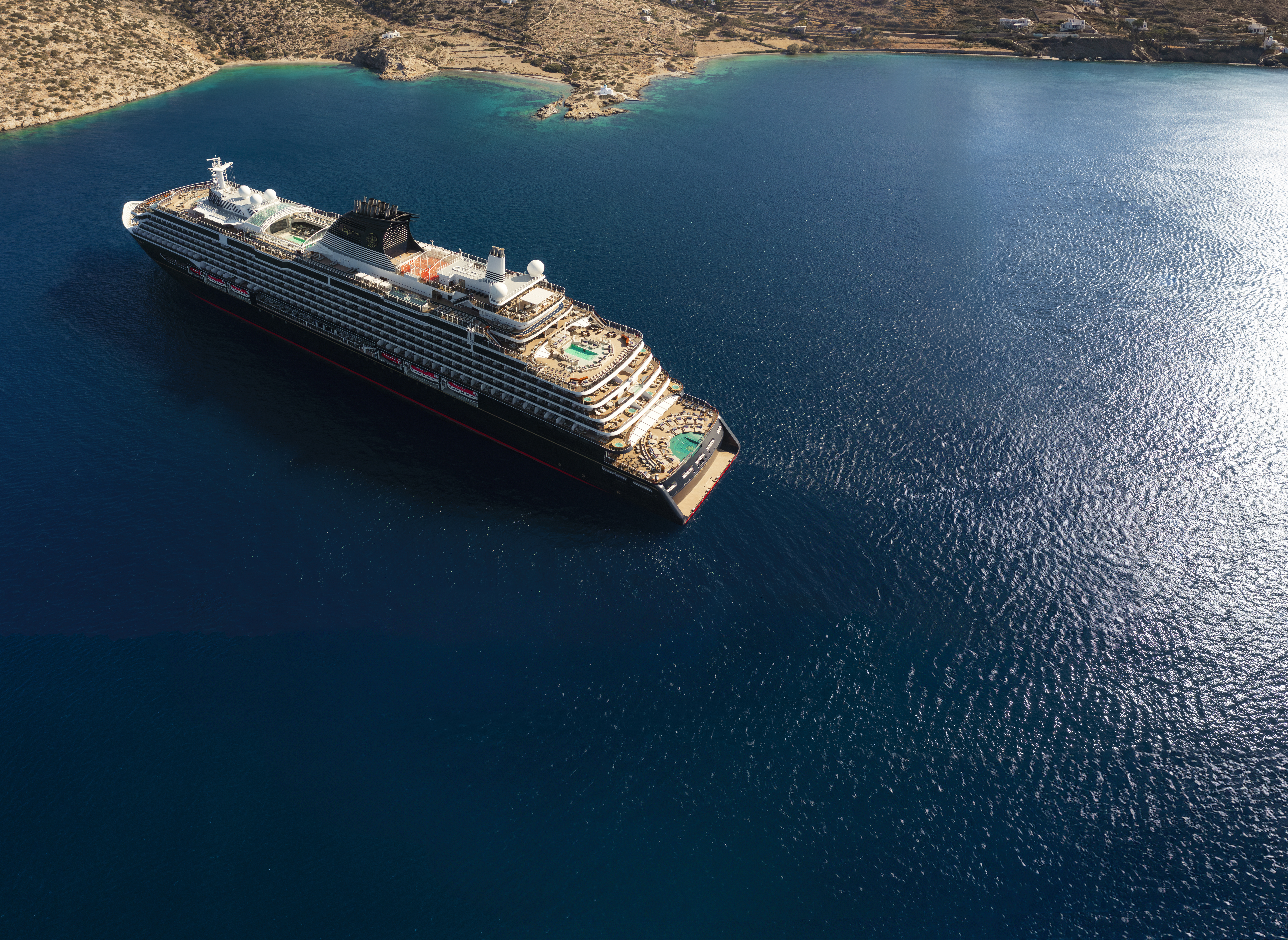 Nuvarande position för EXPLORA V