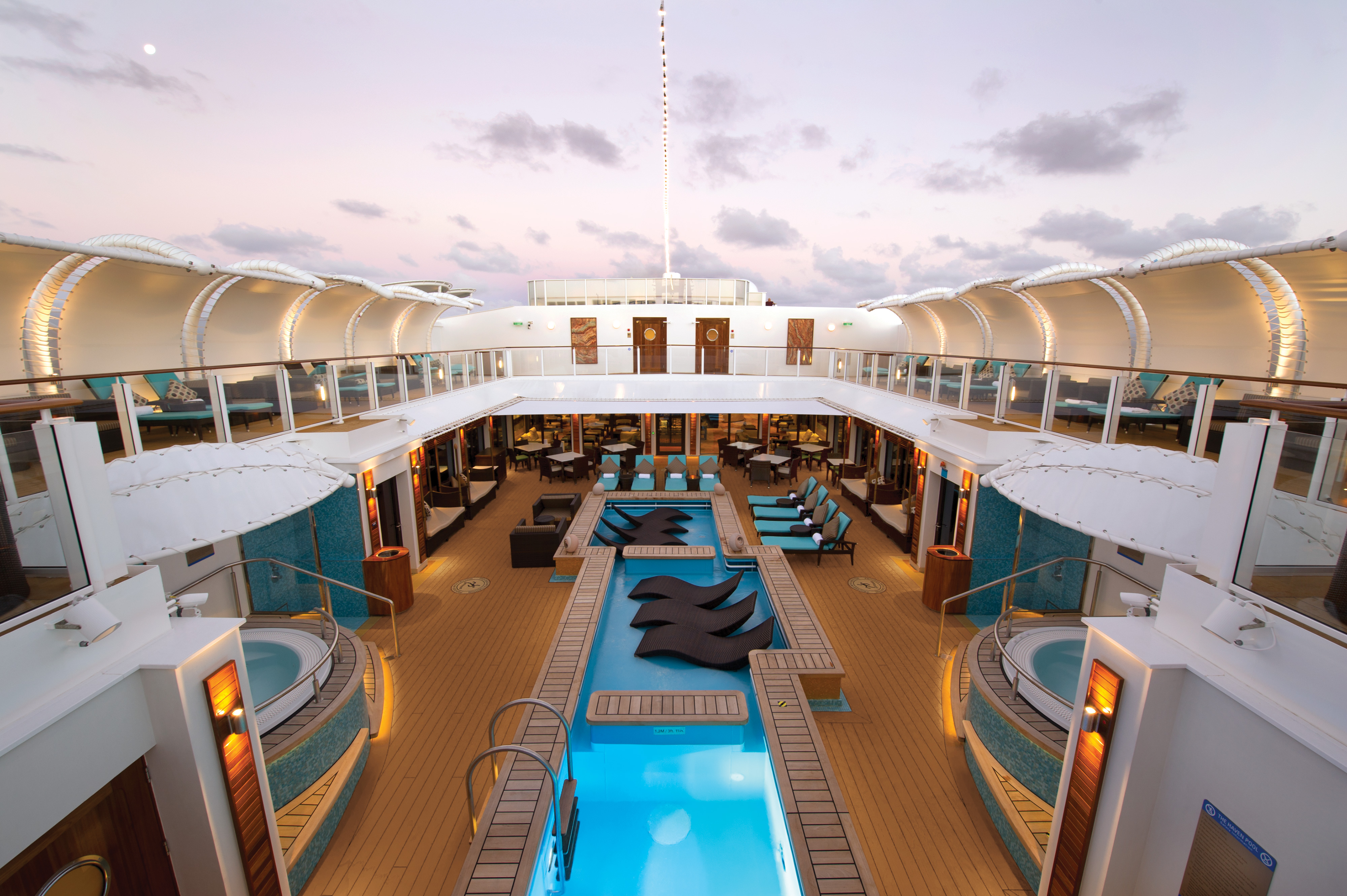 The Haven - en privat area för svitgäster