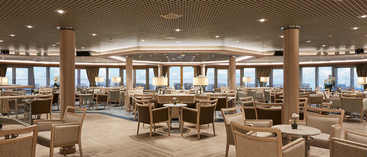 Lyssna till de milda tonerna av en pianist i Panorama Lounge