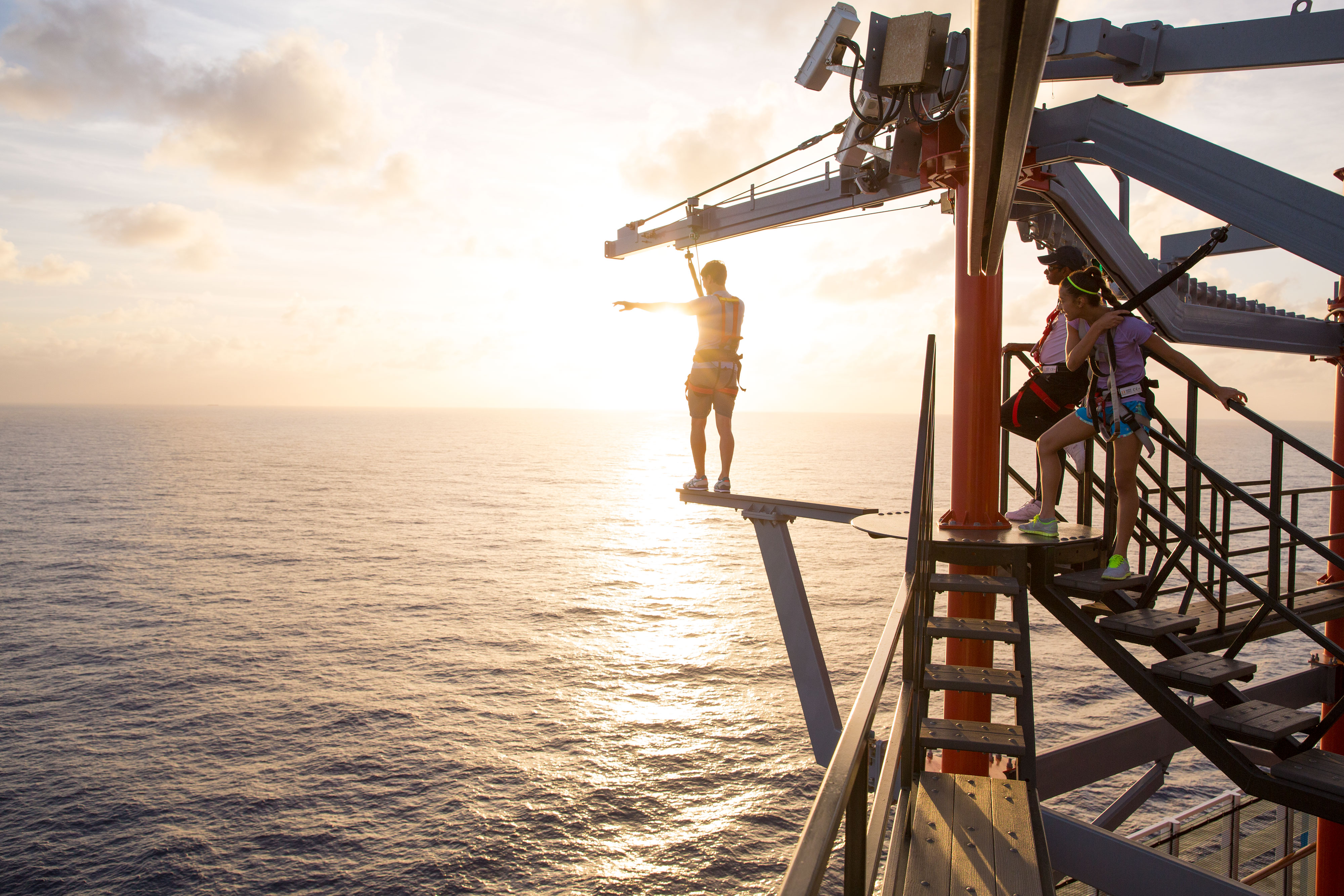 Äventyrsbanans mest utmanande del kallas ”plankan”