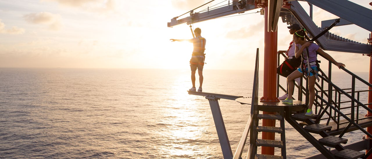 Äventyrsbanans mest utmanande del kallas ”plankan”