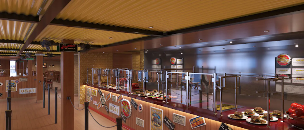 En av de sju havens bästa burgare på Guys Burger Joint