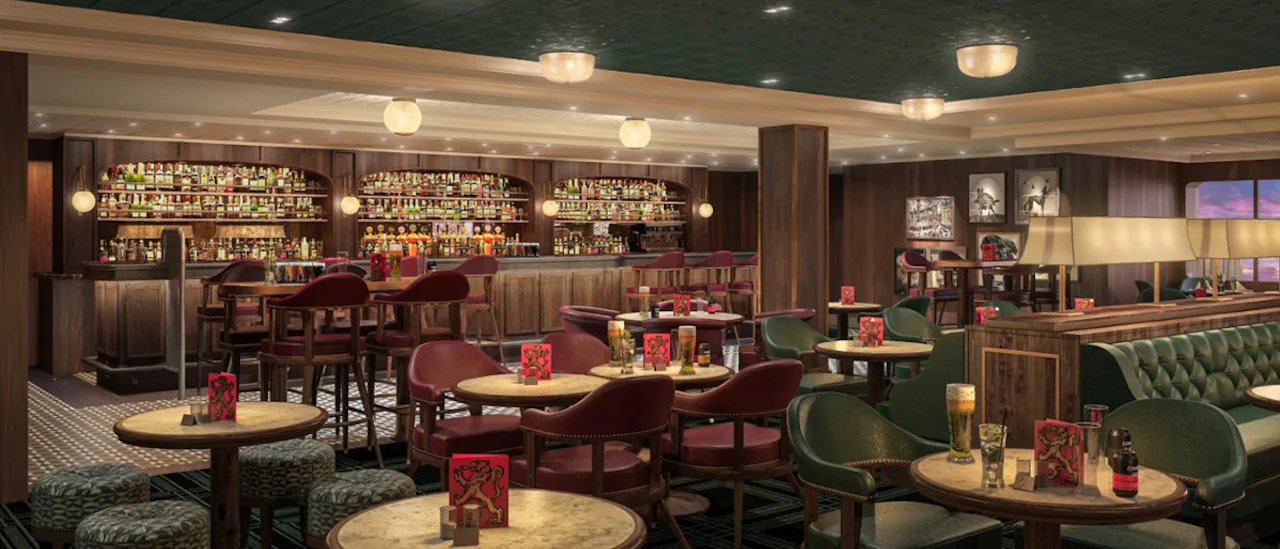 The Golden Lion Pub - a klassisk brittisk pub!