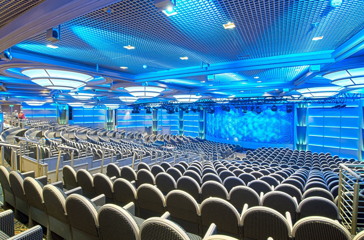 Teatern i väntan på en Las Vegas-inspirerad show