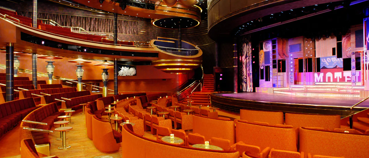 Teatern i väntan på en Las Vegas-inspirerad show