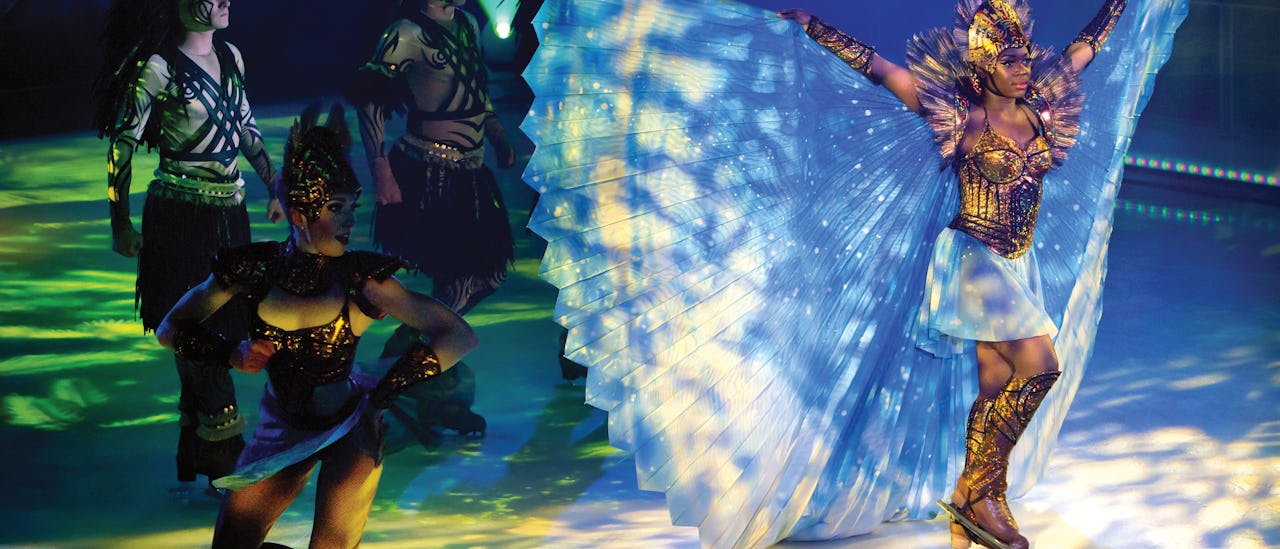 Spektakulära is-shower i Studio B