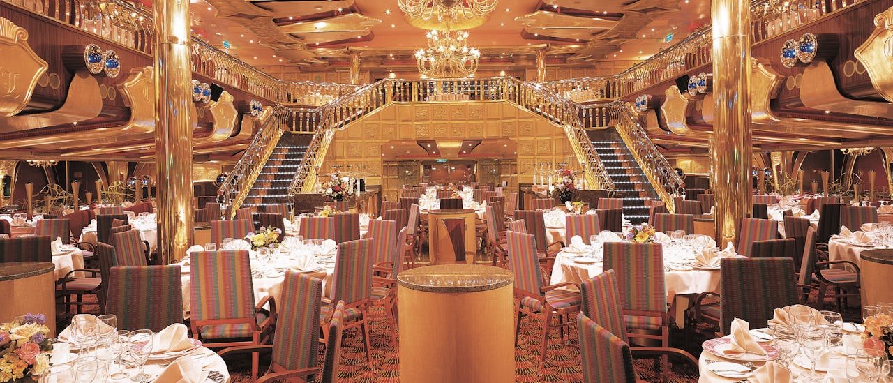 Á la carte-matsalen ingår kryssningsbiljetten