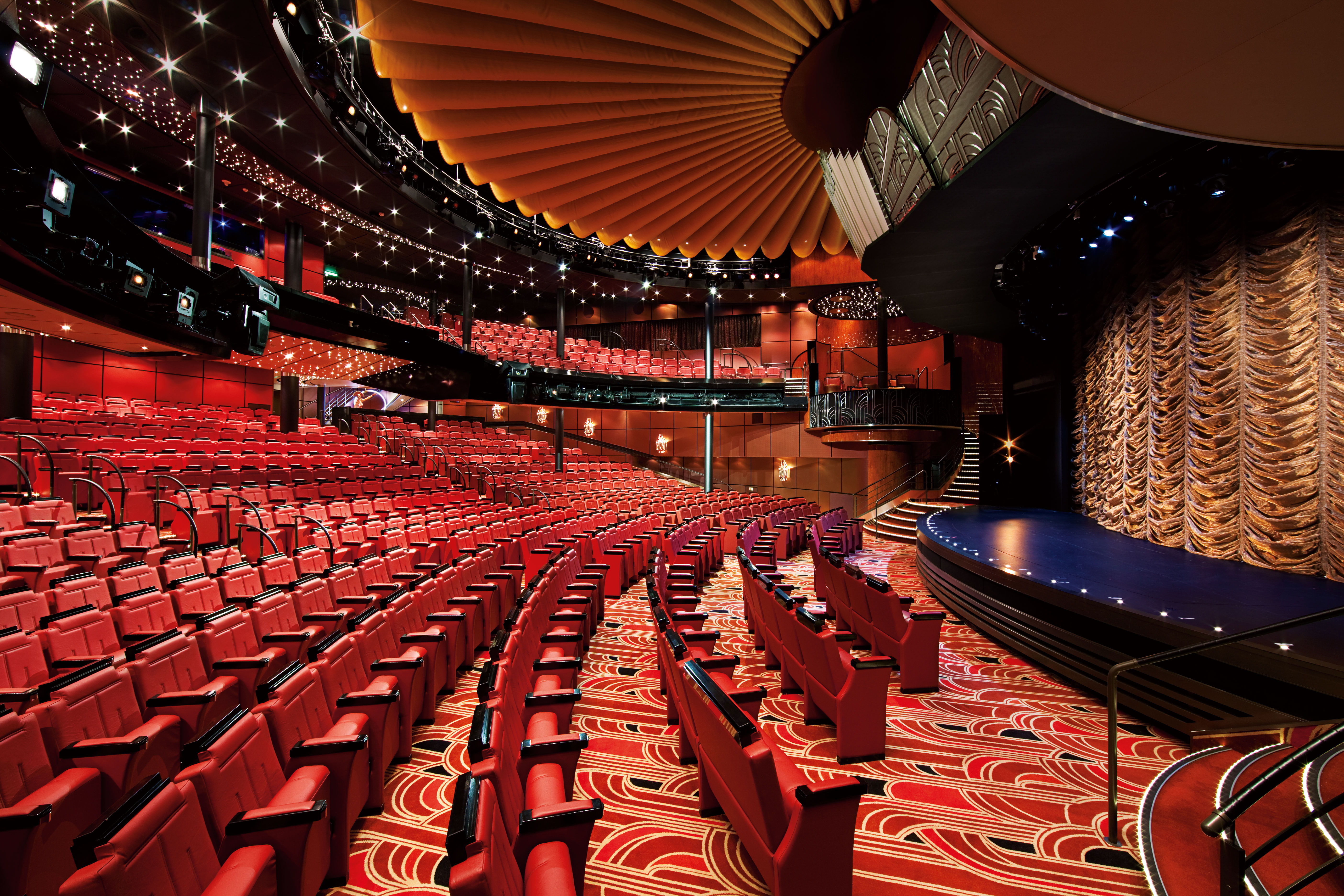 Teatern i väntan på en Las Vegas-inspirerad show