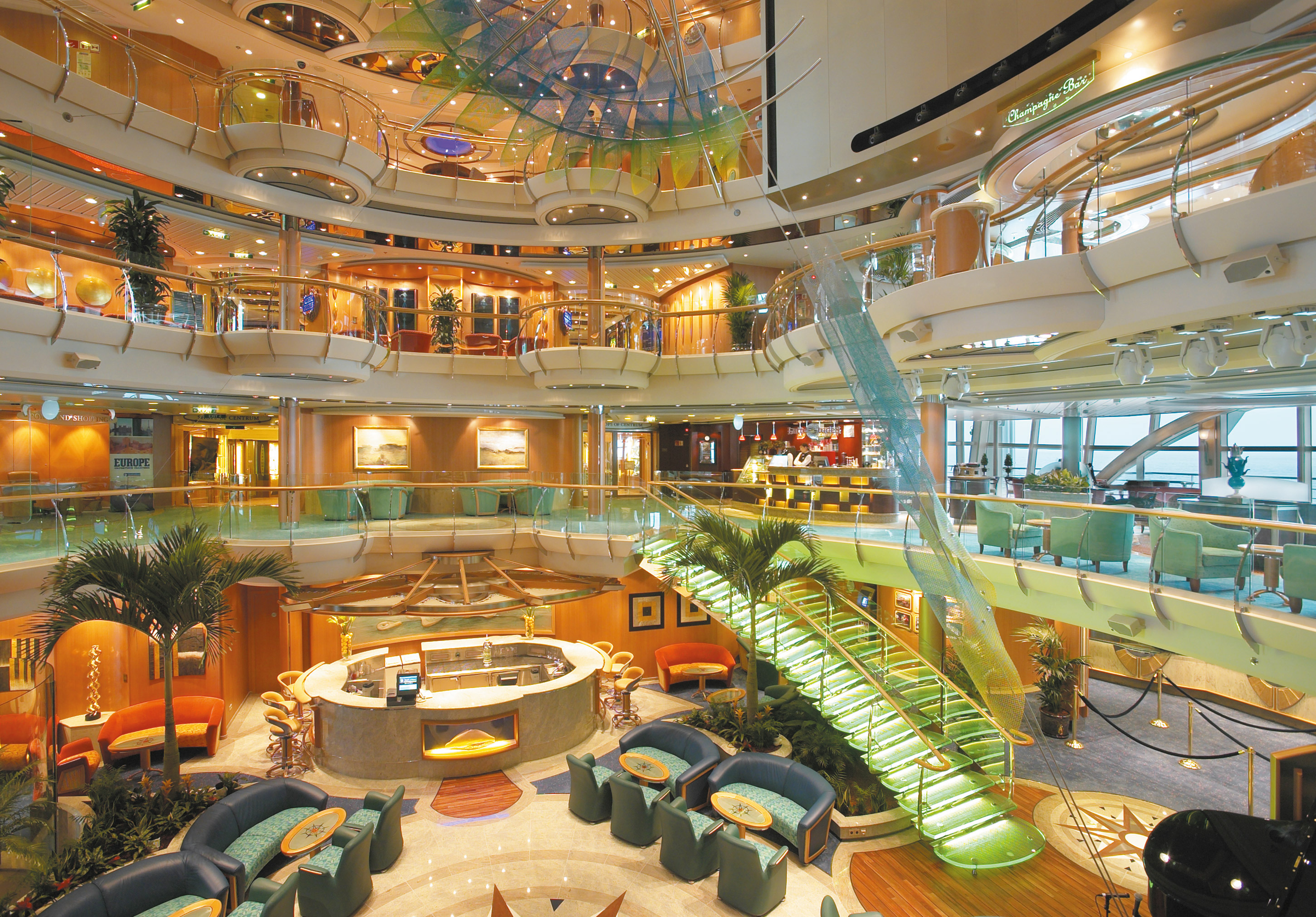 Atriet – Radiance of the Seas hjärta