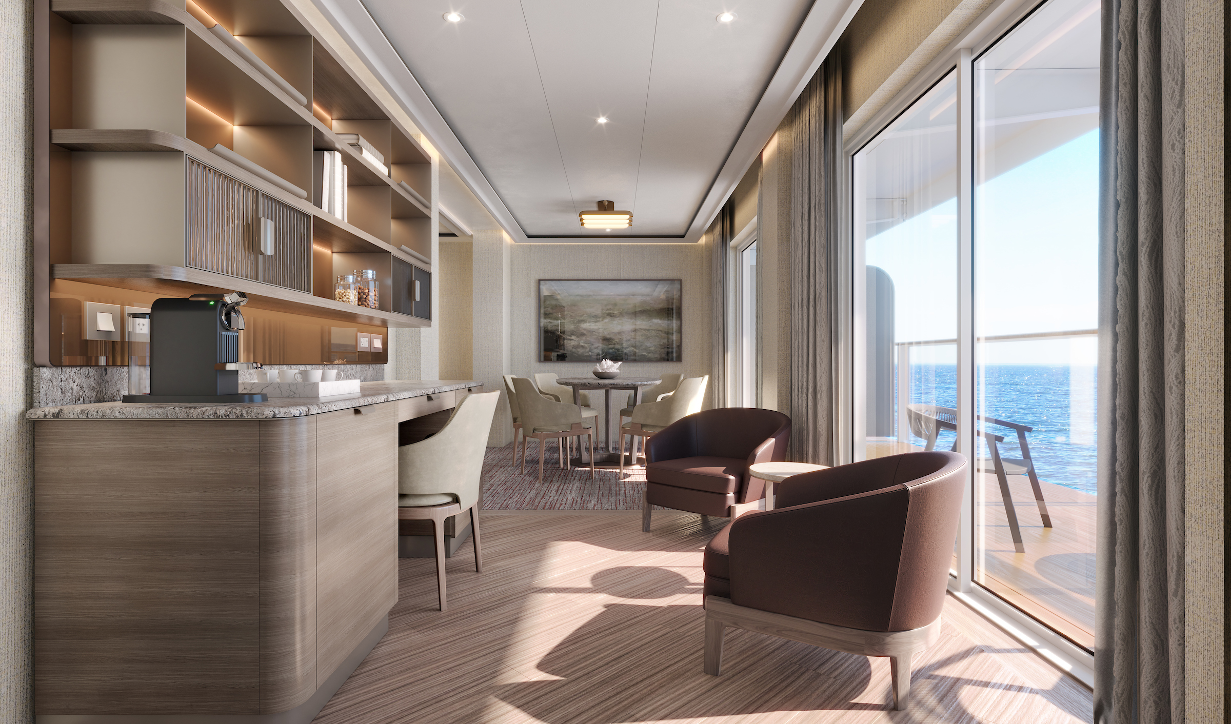Silver Nova är det första fartyget i Silversea-flottan där varje hytt har balkong