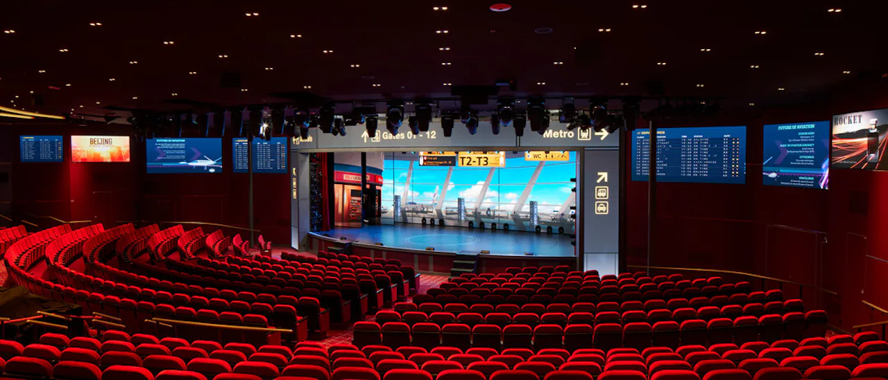 Njut av fantastiska familjeföreställningar i tvåvånings Headliner's Theatre