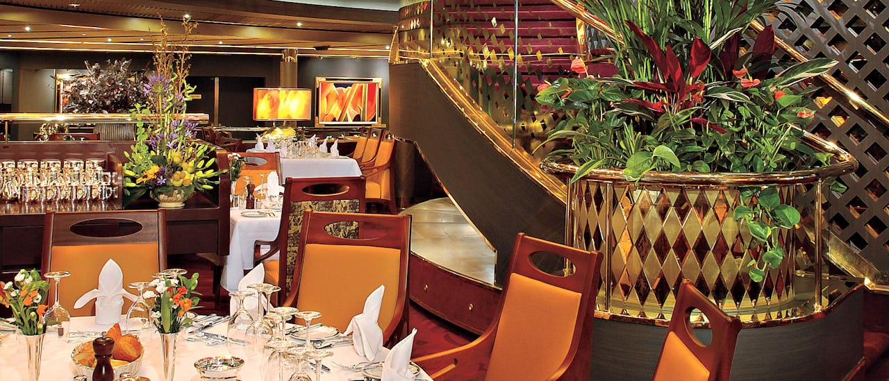 Á la carte-matsalen ingår kryssningsbiljetten