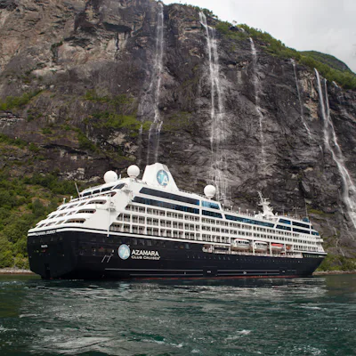 Bilden visar fartyget Azamara Quest
