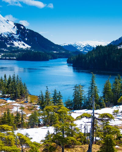 Bilden visar Alaskas vackra landskap.