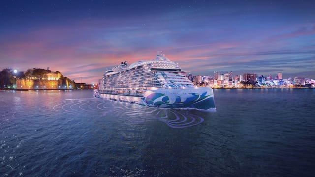 Kampanjpris på NCLs kryssningar. Bild på ett av Norwegian Cruise Lines fartyg.