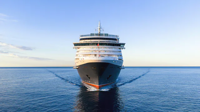 Bilden visar fartyget Queen Victoria