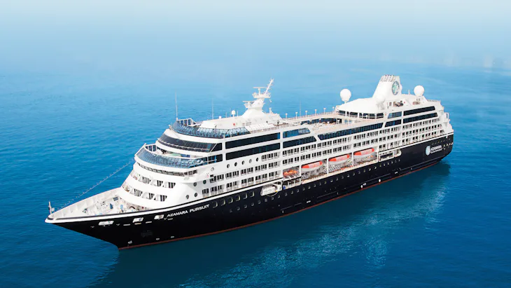 Bilden visar fartyget Azamara Pursuit