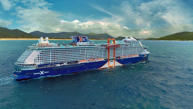 Kryssa runt Karibien med Celebrity Cruises. Bilden visar nya Celebrity Xcel.