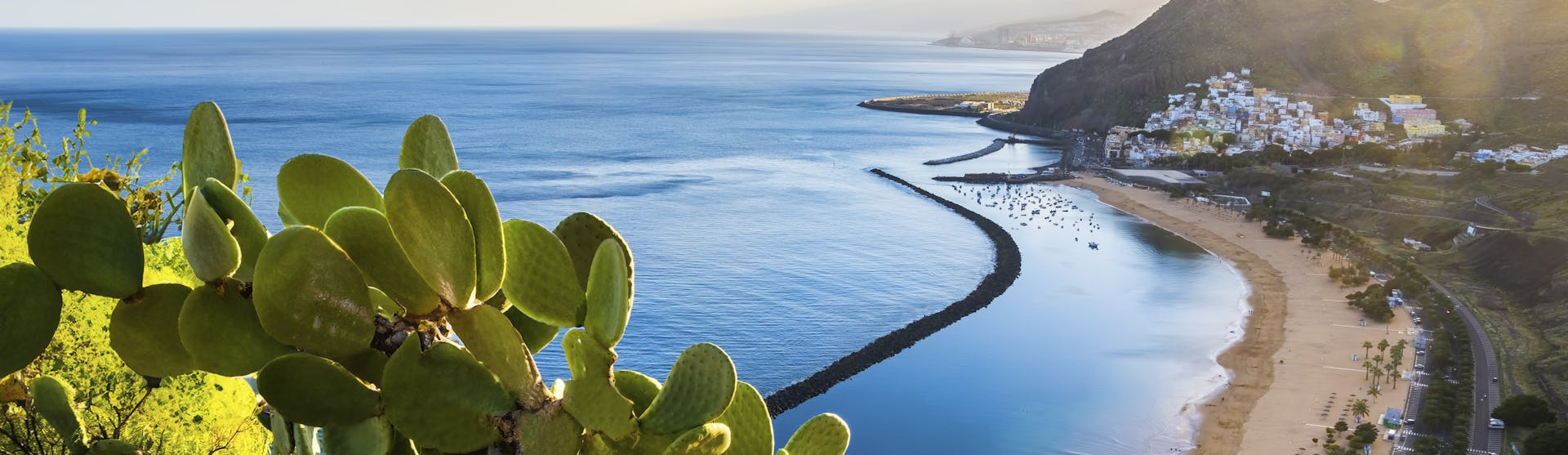 Upplev en kryssning runt Kanarieöarna. Bilden visar en strand på Teneriffa i Kanareöarna.