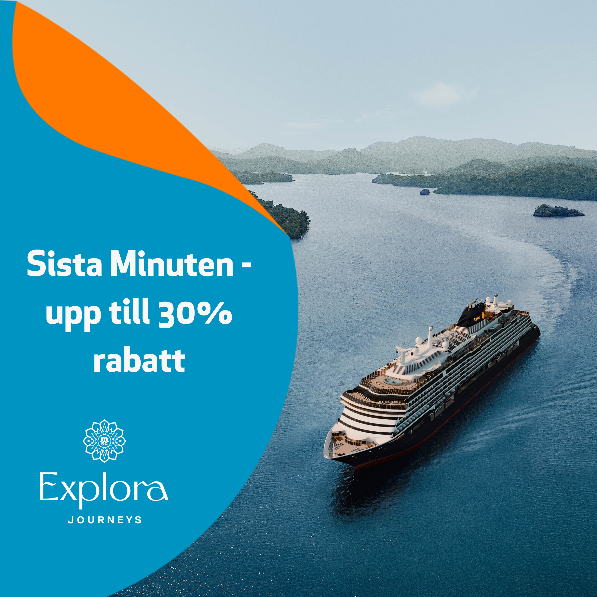 Upp till 30% på sommarkryssningar