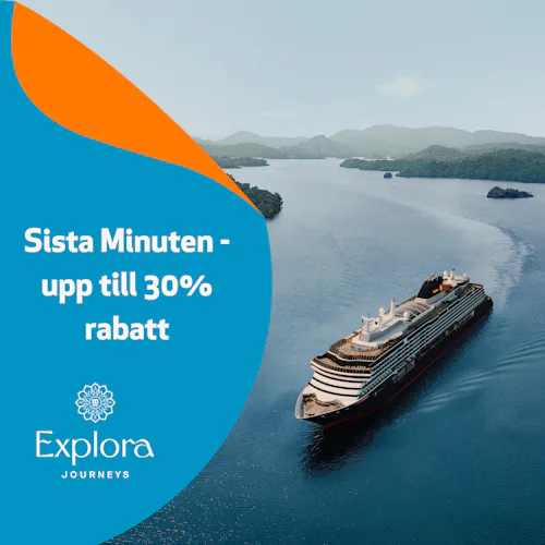 Upp till 30% på sommarkryssningar